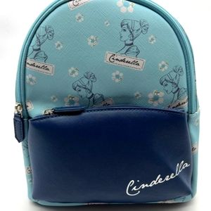 Cinderella Disney Pebbled Backpack NWT
